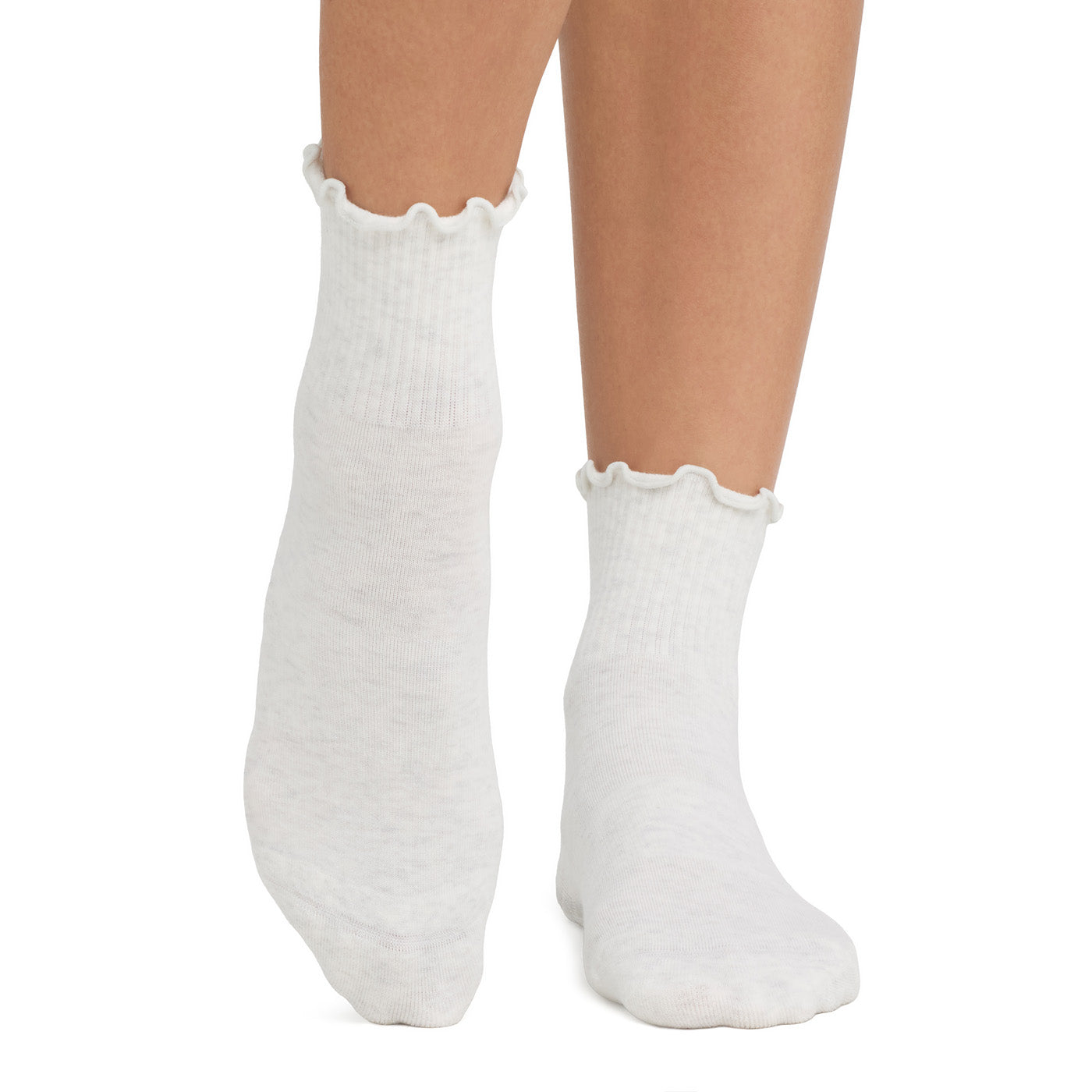 Aria Ruffle Grip Socks
