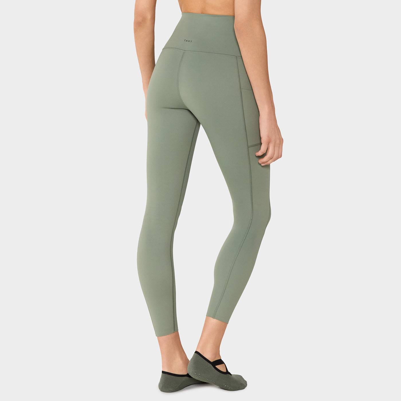 TaviSculpt® High Waisted Pocket 7/8 Leggings