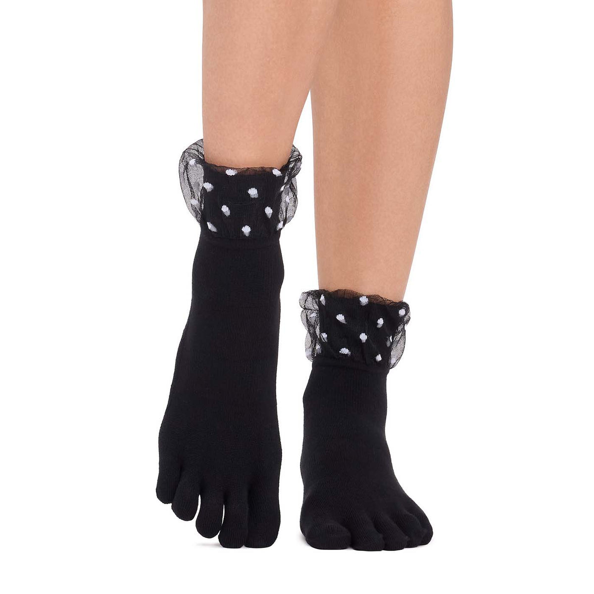 Full Toe Melody Tulle Cuff Ultra Grip Socks