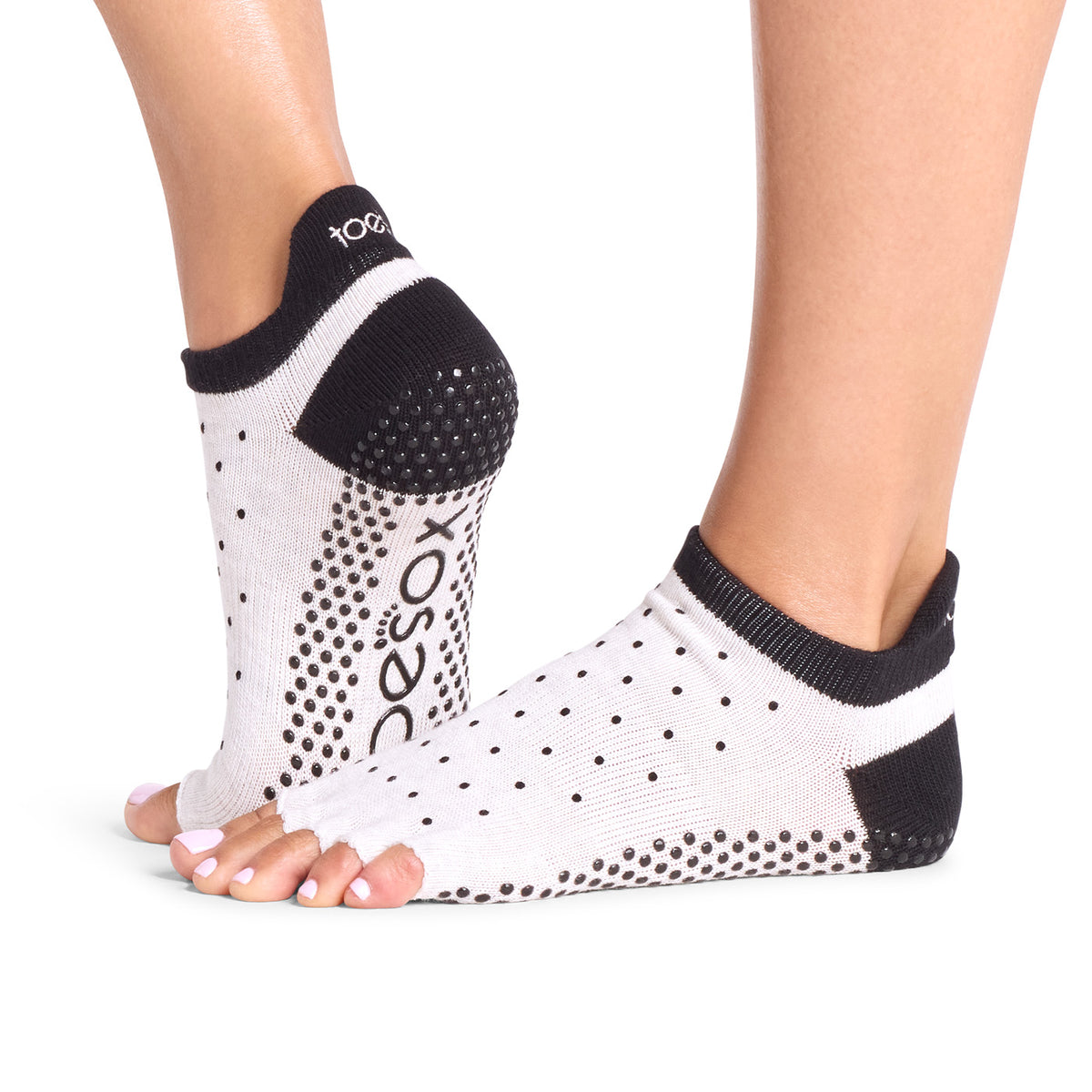 Half Toe Low Rise Grip Socks