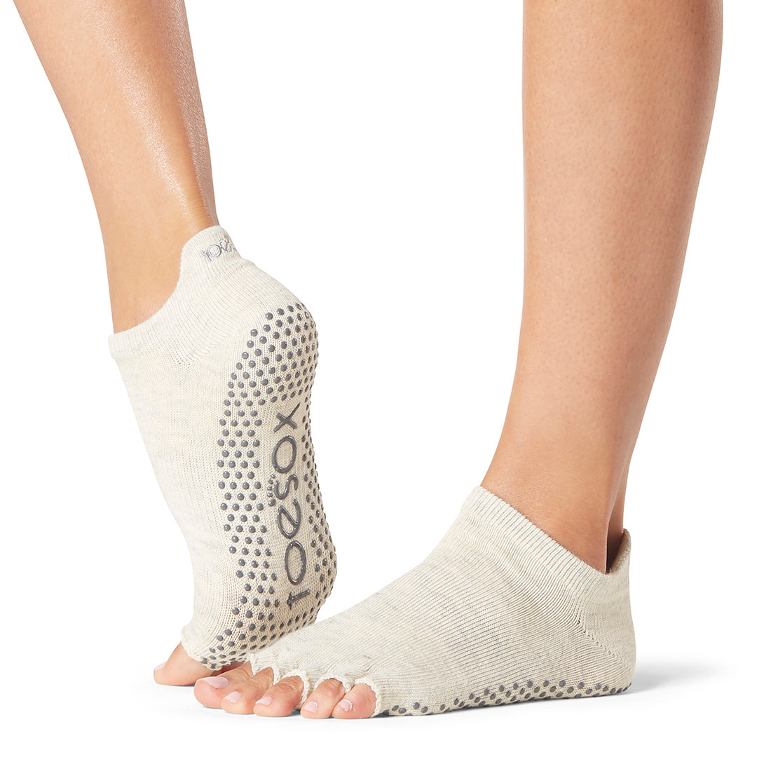 Half Toe Low Rise Grip Socks
