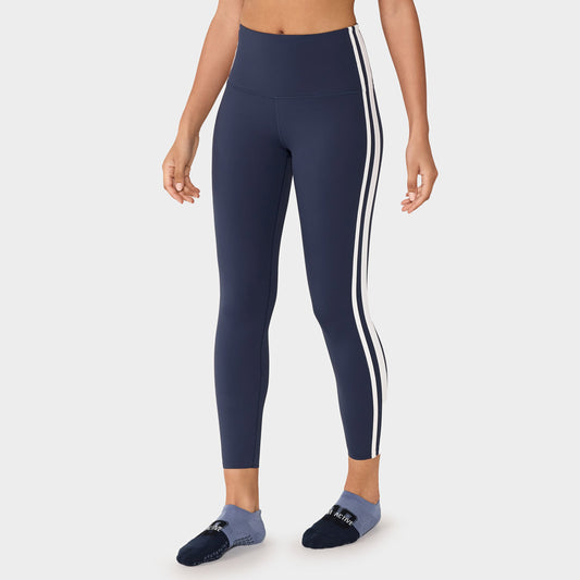 TaviSculpt® High Waisted 7/8 Stripe Leggings