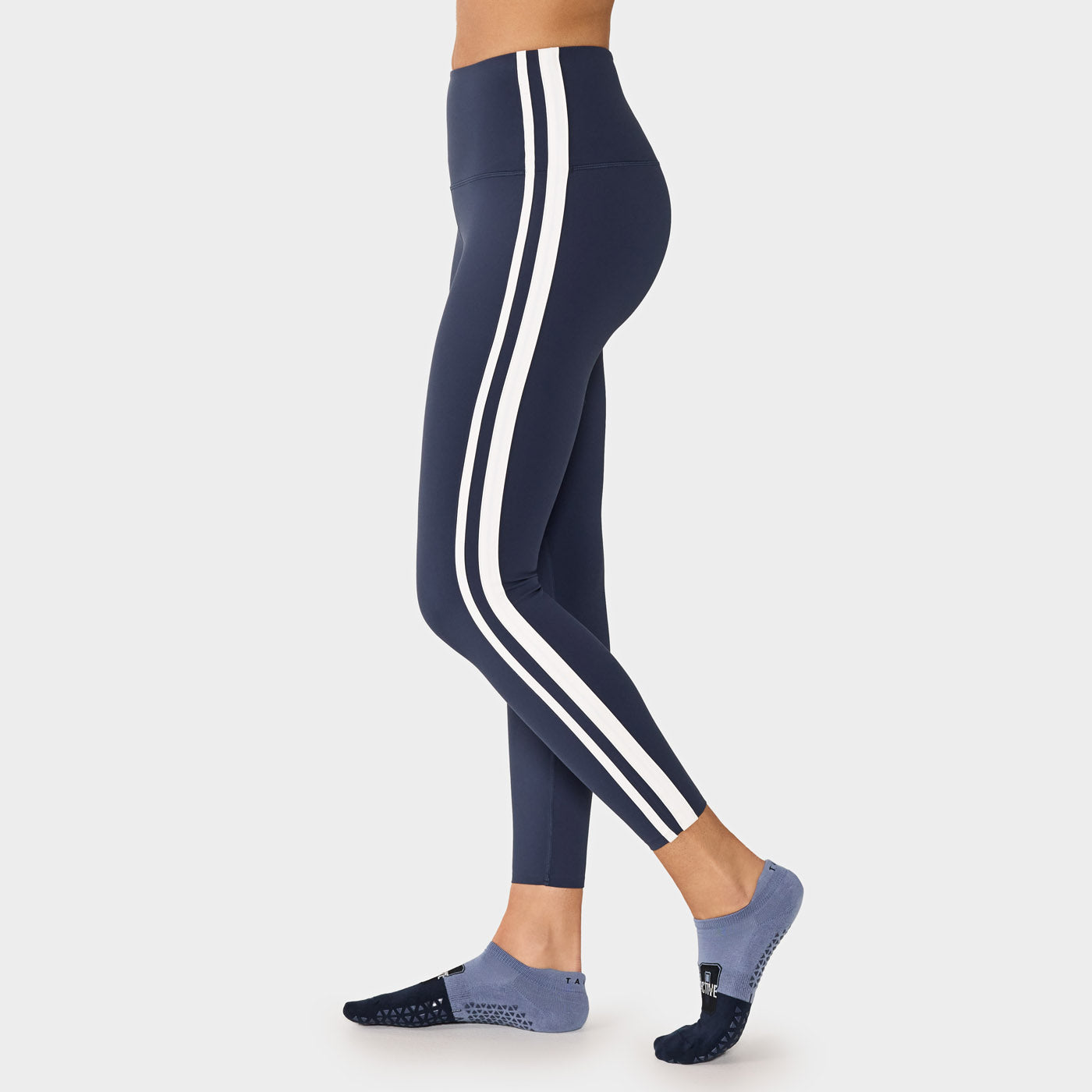 TaviSculpt® High Waisted 7/8 Stripe Leggings