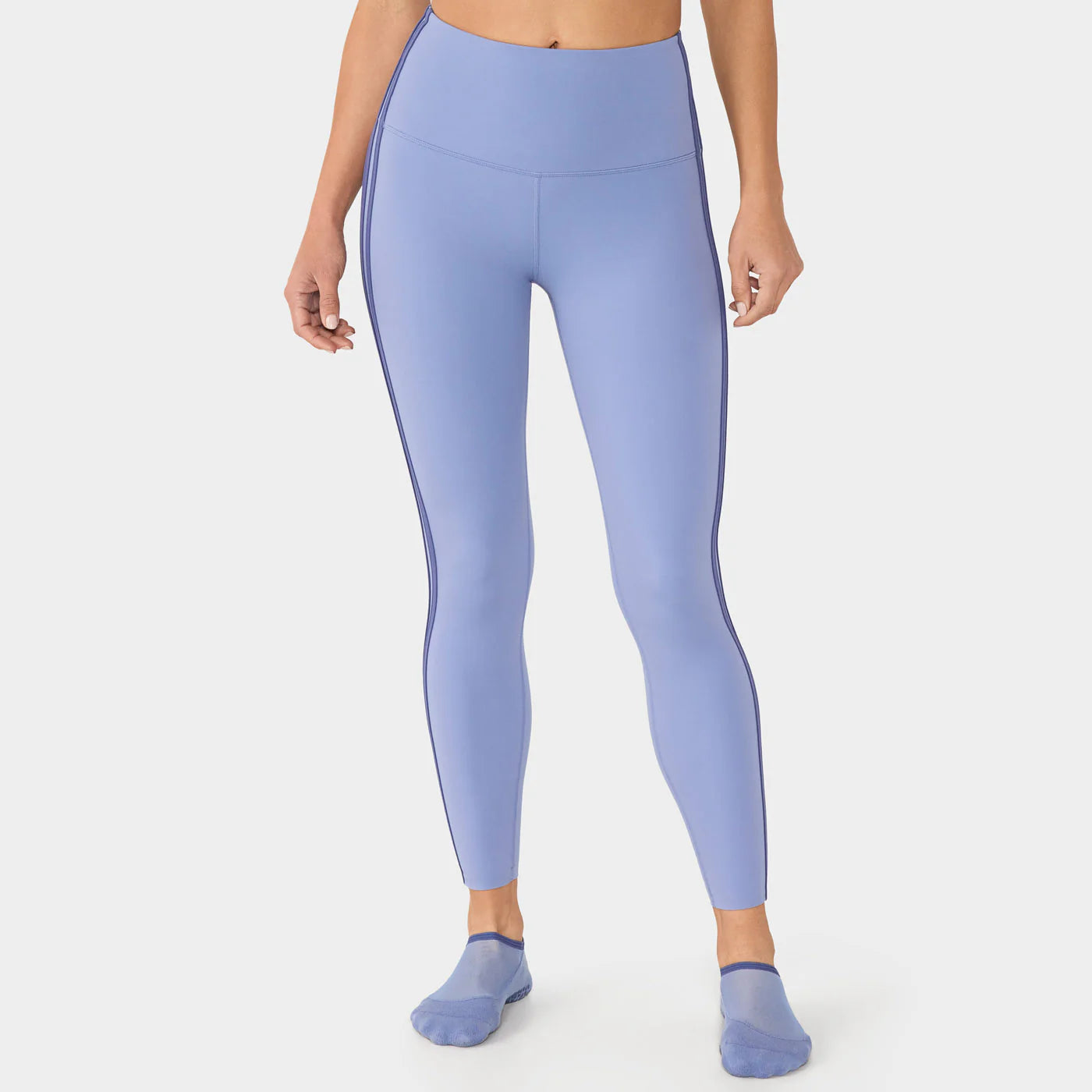 TaviSculpt® High Waisted 7/8 Stripe Leggings