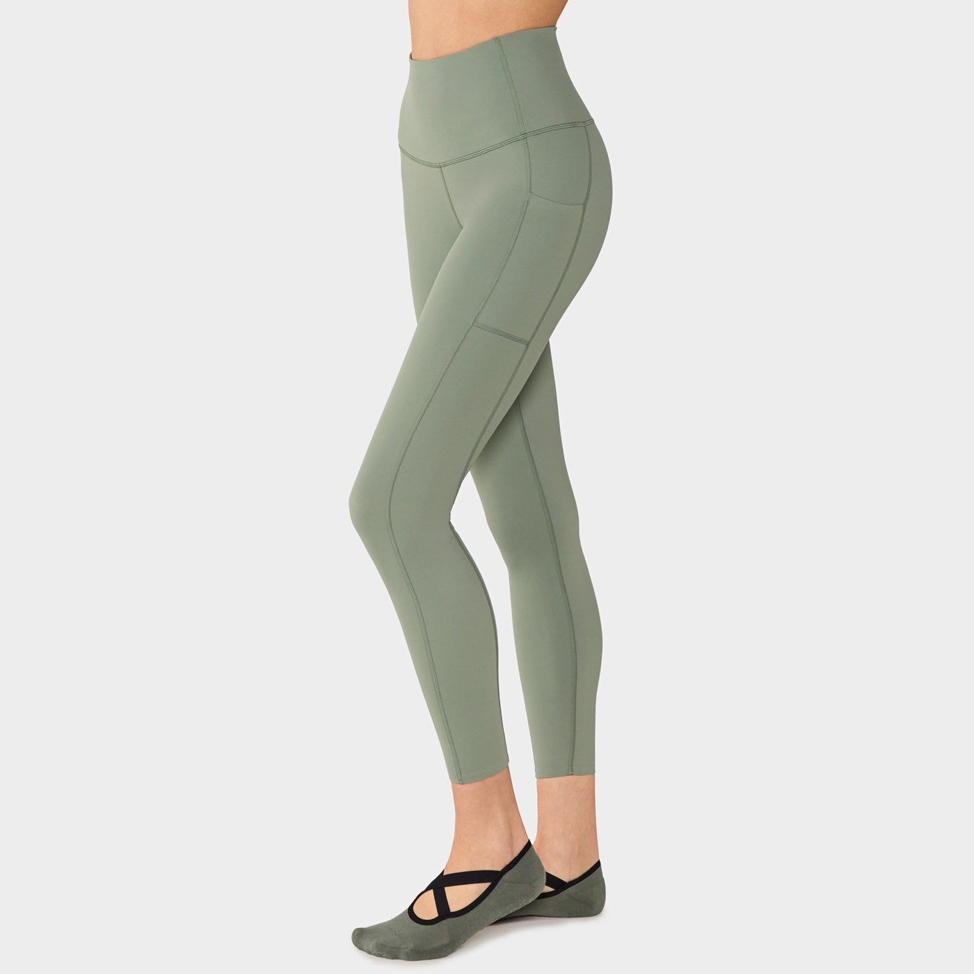 TaviSculpt® High Waisted Pocket 7/8 Leggings