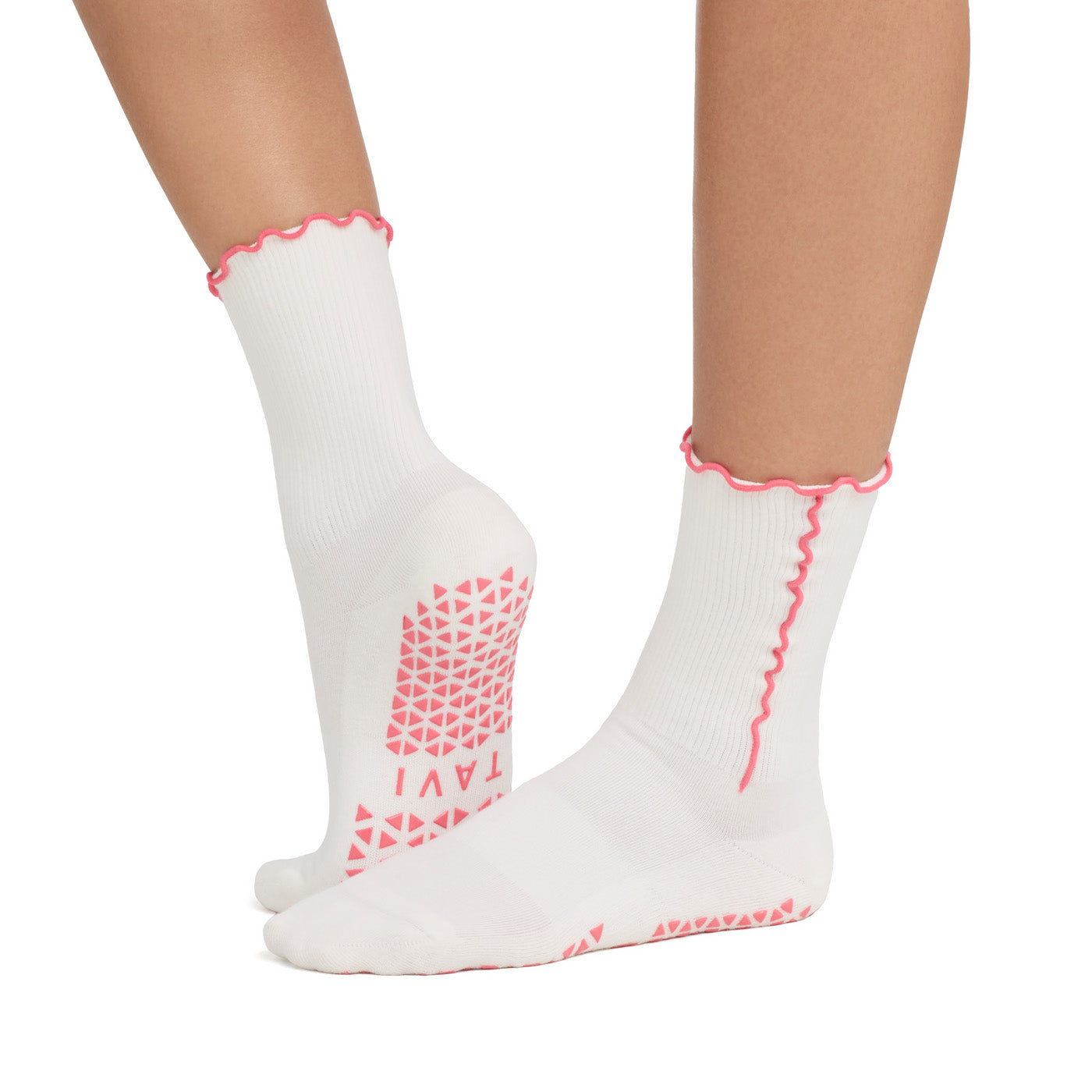 Kalea Ruffle Grip Socks