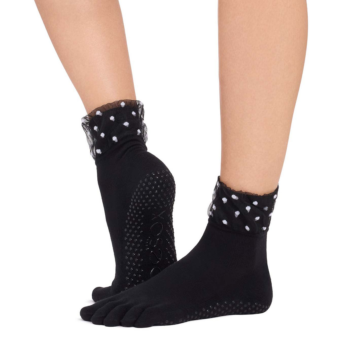 Full Toe Melody Tulle Cuff Ultra Grip Socks