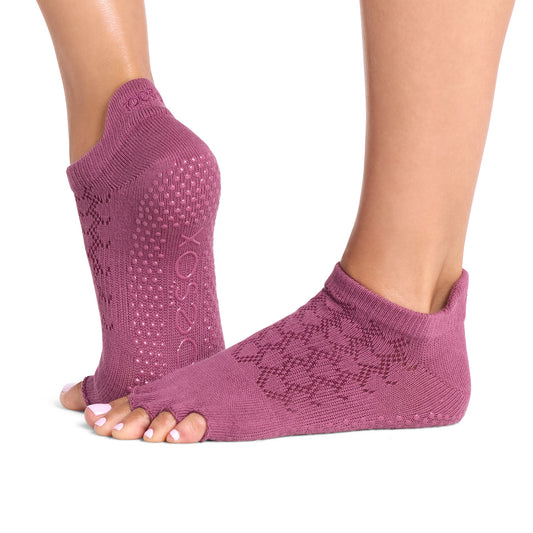 Half Toe Low Rise Grip Socks
