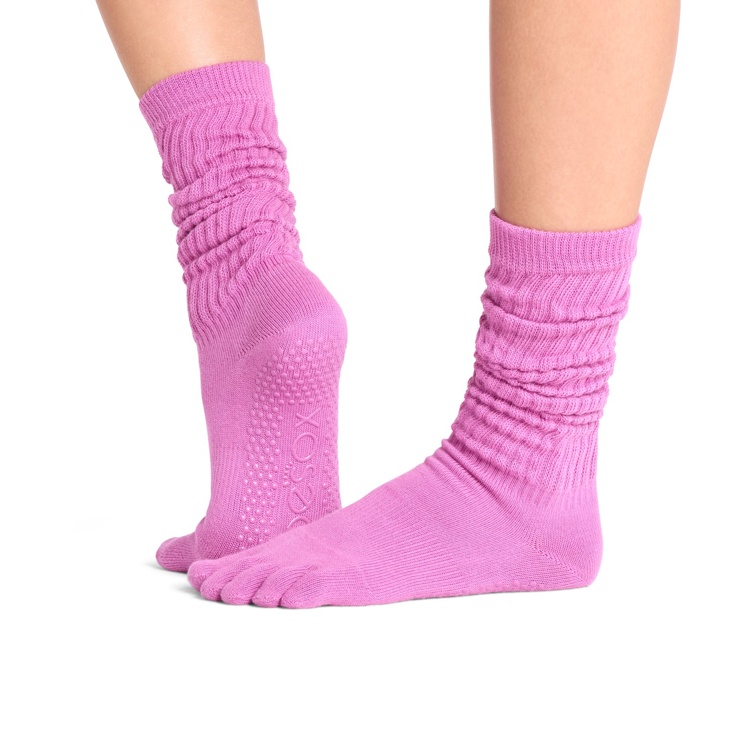 Full Toe Slouch Grip Socks