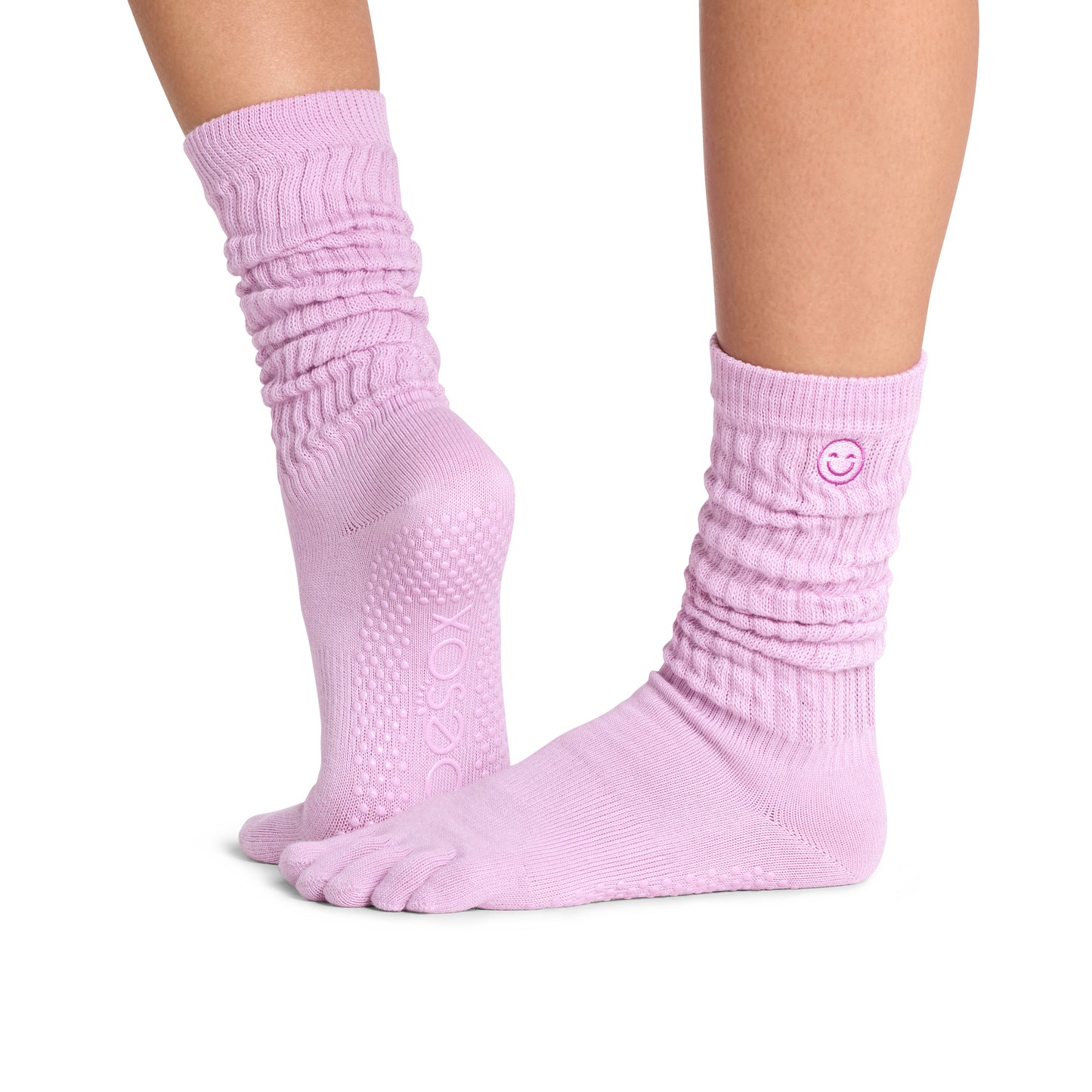 Full Toe Slouch Grip Socks