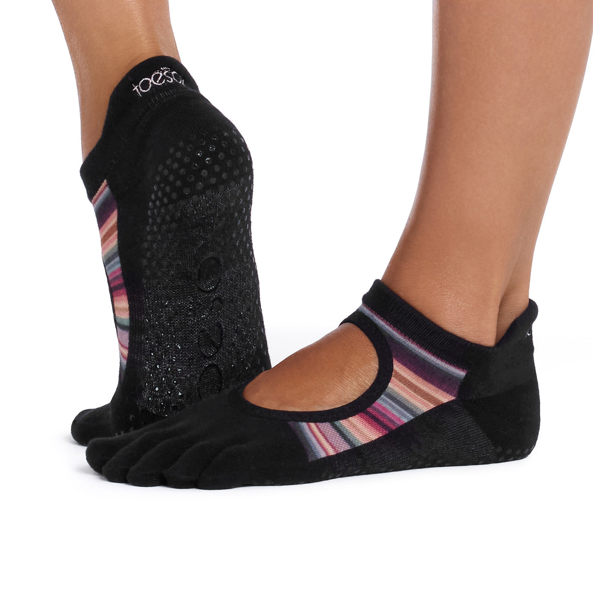 Full Toe Ultra Fine Knit Bellarina Grip Socks