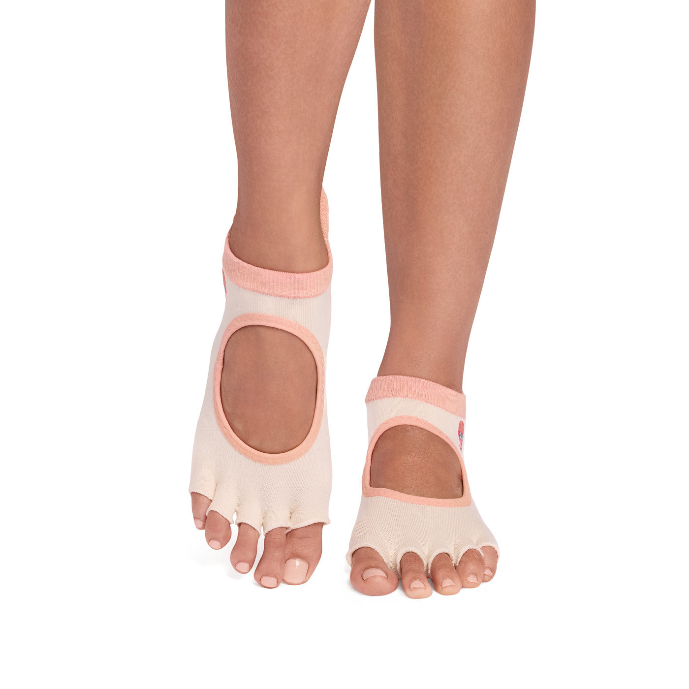 Half Toe Ultra Fine Knit Bellarina Grip Socks