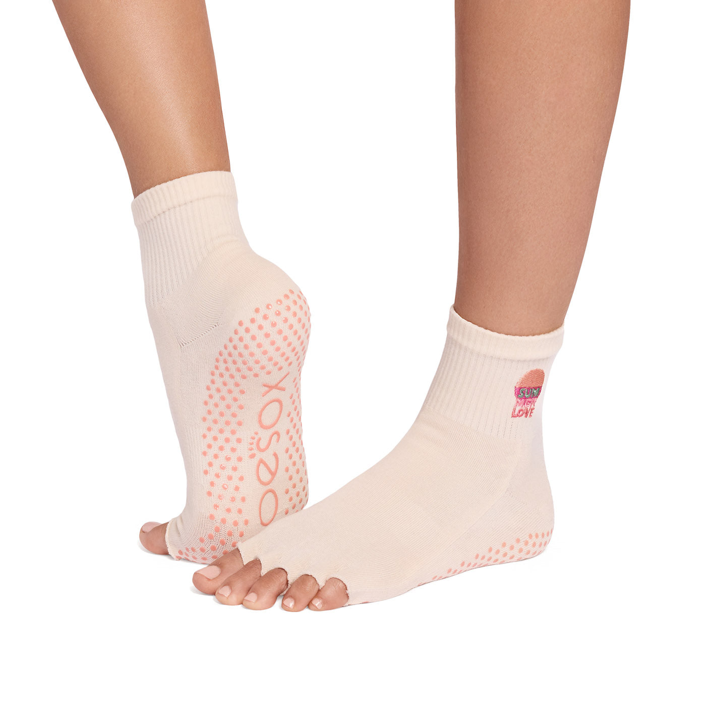 Half Toe Melody Grip Socks