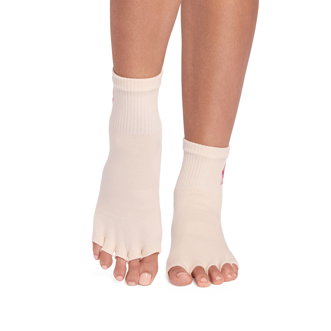 Half Toe Ultra Fine Knit Melody Grip Socks