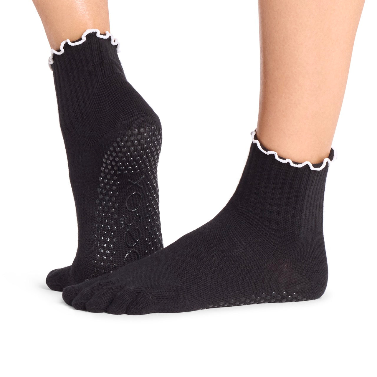 Full Toe Melody Ruffle Grip Socks