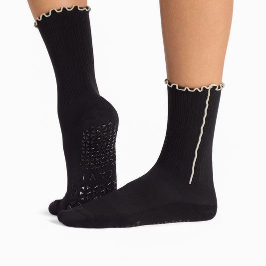 Kalea Ruffle Grip Socks